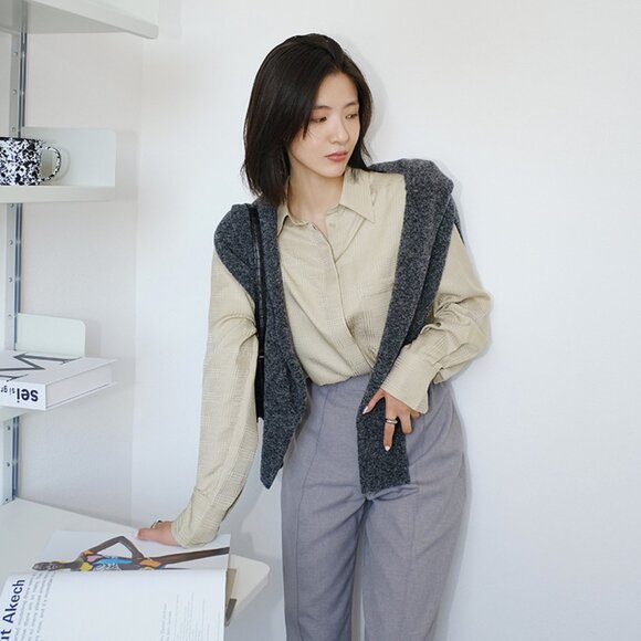 CHICJOC Limited Edition 100% Silk Jacquard Shirt | Size 38 - Picture 13 of 15